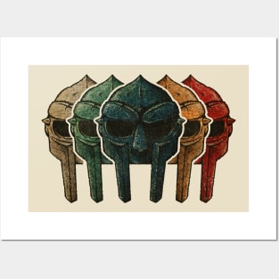 Retro -  MF DOOM MASK Posters and Art